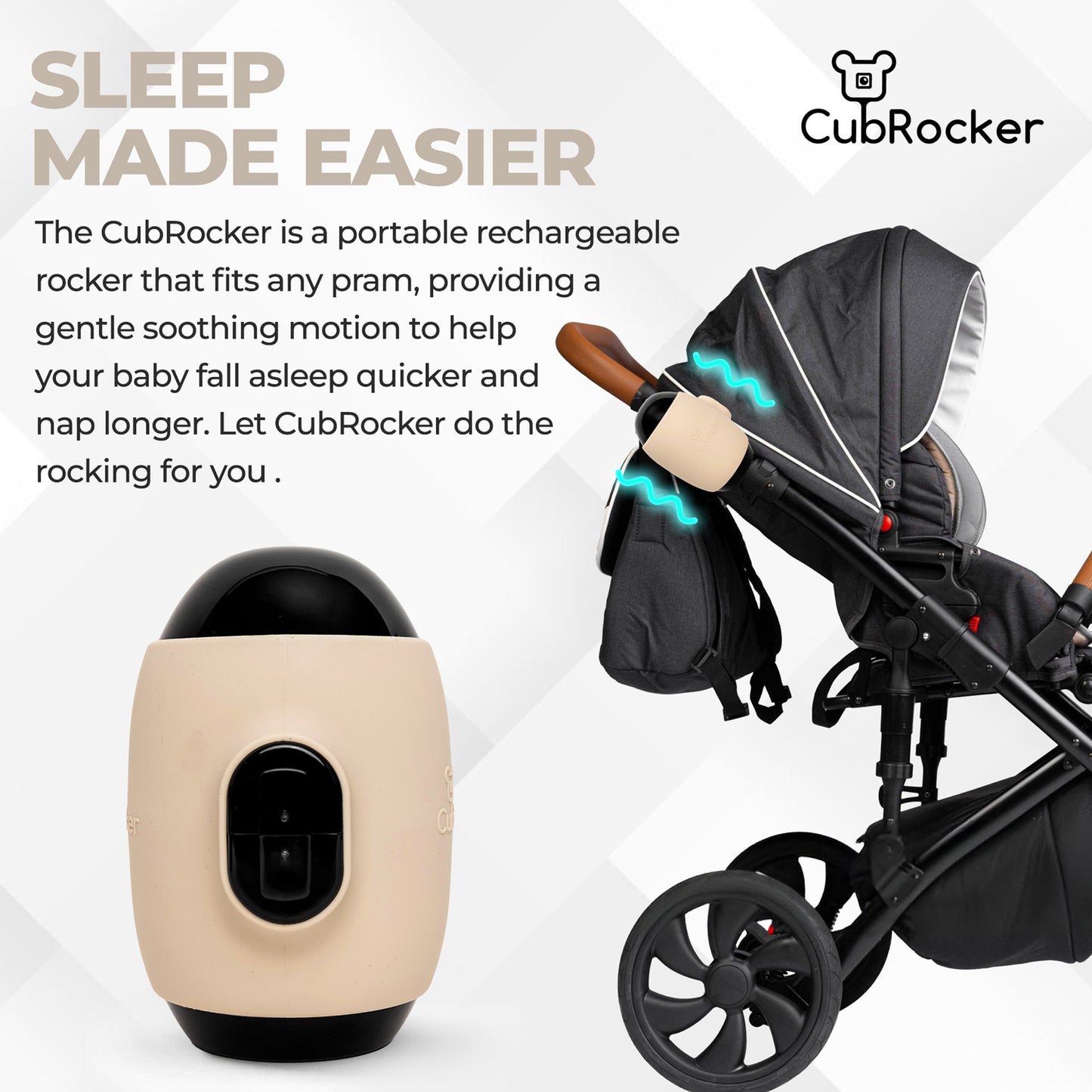 CubRocker - The Baby Pram Rocker