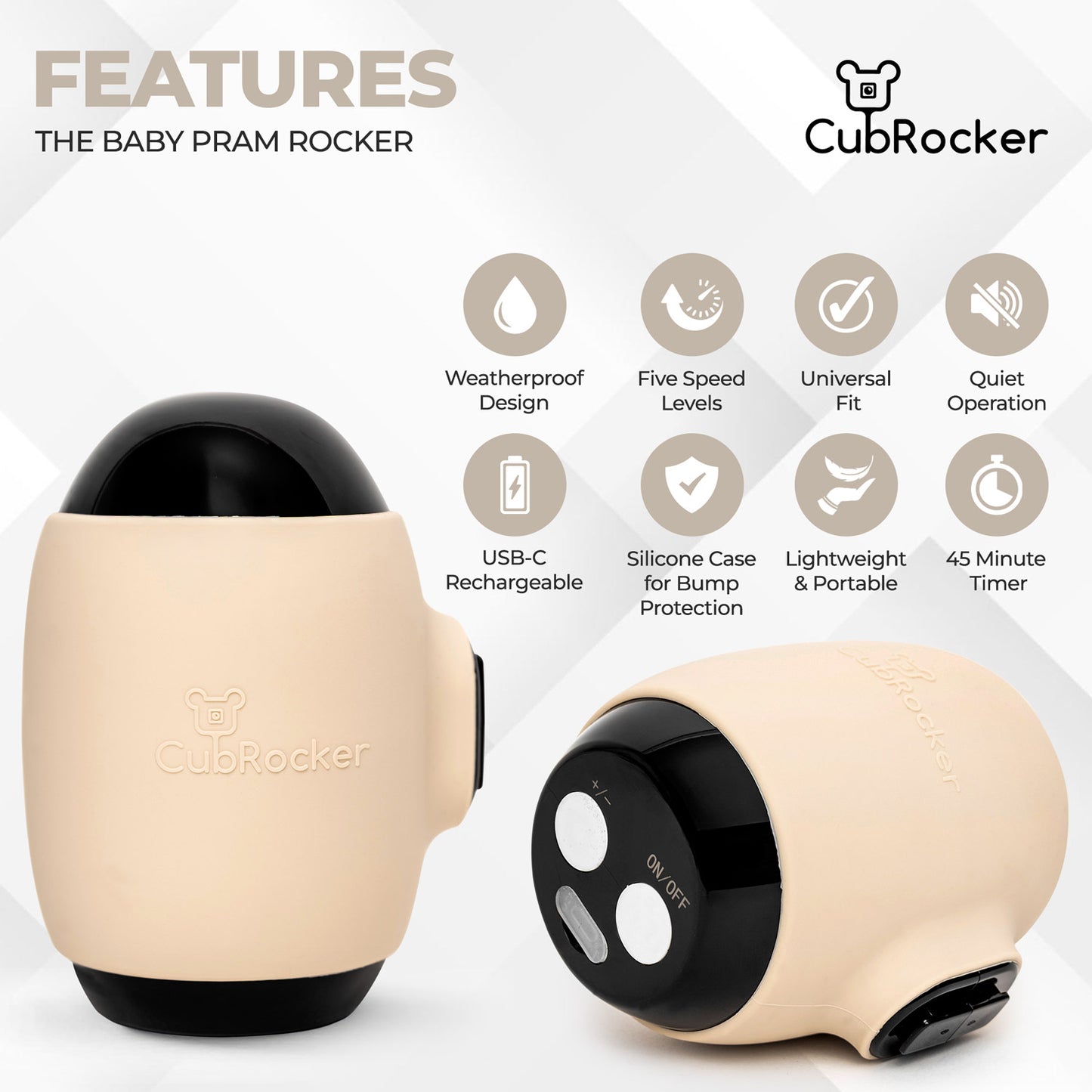 CubRocker - The Baby Pram Rocker