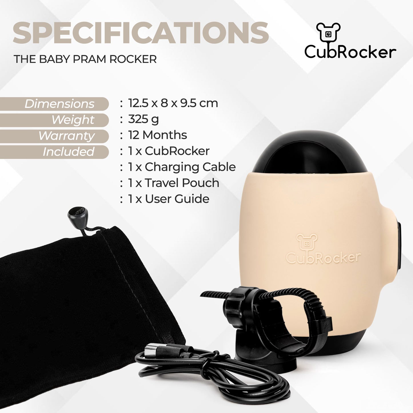 CubRocker - The Baby Pram Rocker