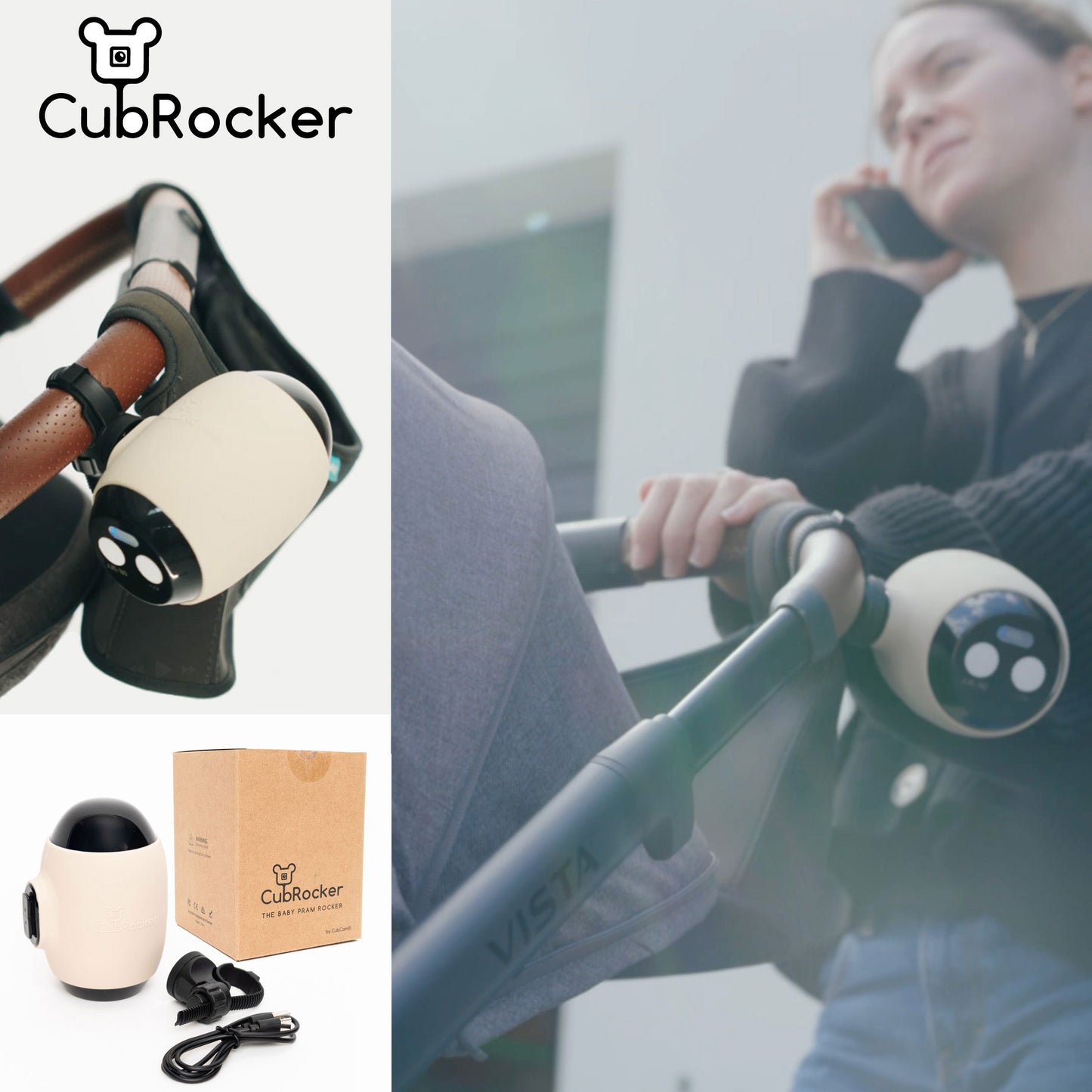 CubRocker - The Baby Pram Rocker