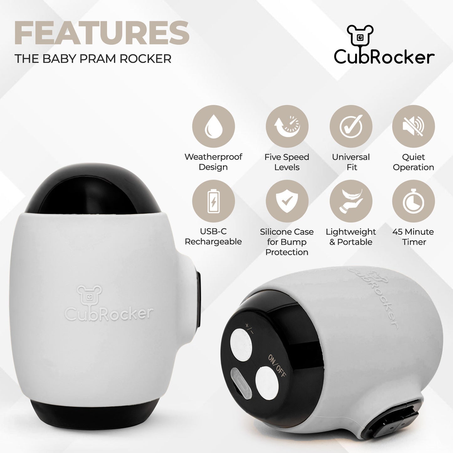 CubRocker - The Baby Pram Rocker