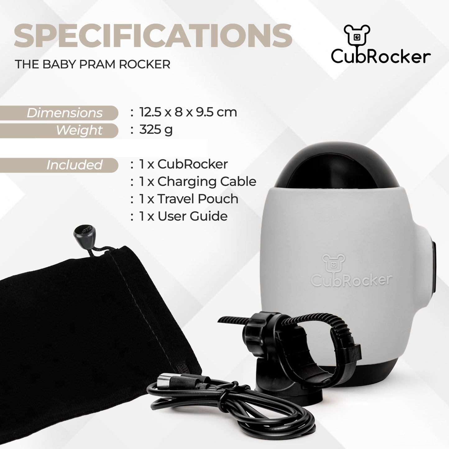 CubRocker - The Baby Pram Rocker